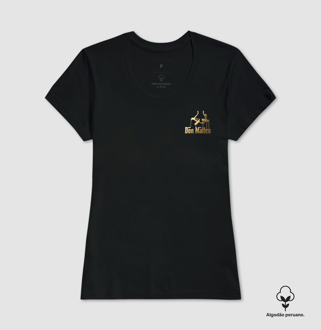 Camiseta Algodão Peruano Logo Don Matteo